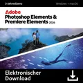 Adobe Photoshop + Premiere Elements 2026 / 1 Gerät / 3 Jahre / KEY (ESD)