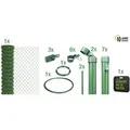 Gust. Alberts GmbH & Co. KG Maschendrahtzaun Set, grün, 25 m