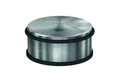 BASI Bodentürstopper Türpuffer, Türstopper (Packung, 1 St), aus Edelstahl mit Gummi-Schutz, extra schwer und rutschfest, 1 KG