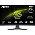 MSI MAG 275CQF E18 27-Zoll-WQHD-Gaming-Monitor mit 1500R, 2560 x 1440 Rapid VA, 180 Hz, 0,5 ms, HDR-fähig, Eye Care, HDMI 2.0b, DP 1.4a, Rahmenlos, neigungsverstellbar, VESA-Halterung, schwarz