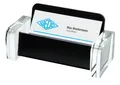 Wedo 0604401 Visitenkartenhalter Acryl glasklar/schwarz