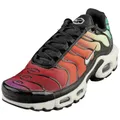Nike Damen Air Max Plus Sneaker, Black/Viotech/Team Red/White, 40.5 EU