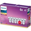 6er-Pack Philips LED Spot 4,6W GU10 warmweiss 36° 8718696586013 wie 50W Halogen-Strahler