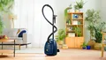 BOSCH Bodenstaubsauger BGD38BU2 Freistehfunktion, Blau, Hygienefilter, 600 W, mit Beutel, aus 30 % recyceltem Kunststoff