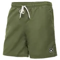 Ladeheid Badehose Herren, Bequeme Lange Badeshorts mit Breitem Gummibund, Kordelzug und Taschen, Schwimmhose Boardshorts – LA40-129 (Dunkelgrün, 5XL)