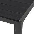 Inda-exclusiv - Alu Polywood Gartentisch Anthrazit/schwarz 160x90x74cm-d726867-mc372232