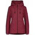 Alife & Kickin Winterjacke Damen LilouAK B Winterjacke, Jacke Warm gefütterte Jacke mit flauschigen Teddyfell Innenfutter rot XS