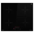 KKT KOLBE Induktionskochfeld 60 cm | autark | rahmenlos | Kochplatte mit 4 Zonen | 9 Stufen | Abschalt-Timer | Topferkennung | Tastensperre | IH859... - Schwarz