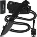 GREIFS Universalmesser NEXUS N2 Neck Knife, Full Black