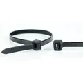 WKK 110196071 Kabelbinder Abreißbarer Kabelbinder Kunststoff Schwarz 100 Stück(e)