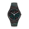SWATCH Camoucity, Schweizer Quarzuhrwerk, Silikonarmband, SUOB175