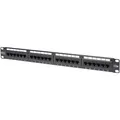 Digitus DN-91524U 24 Port Netzwerk-Patchpanel 483 mm (19) CAT 5e 1 HE Mehrfarbig Unbestückt