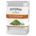 Spicebar Gewürzmischung "Hello Mediterraneo" für die mediterrane Küche (45g) - Bio Gewürze & Kräuter im praktischen Profi-Streuer - vegan und ohne Salz