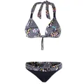 PUMA Neckholder Bikini Lycra Zweiteiler gepolsterte Cups herausnehmbar Pads 34 B