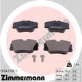 Bremsbelagsatz Scheibenbremse ZIMMERMANN 20941.190.1 für MERCEDES W201 W124 190