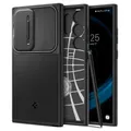 Spigen Optik Armor Schutzhülle für Galaxy S24 Ultra, Schwarz