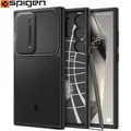 Handyhülle für Galaxy S24 Ultra Spigen Case Cover Futeral Hülle Tasche Schwarz