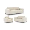 S-STYLE Polstergarnitur 3+2+1  Cardea , beige , Maße (cm): B: 217 H: 80