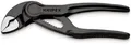 KNIPEX 87 00 100 Cobra® XS Wasserpumpenzange aufgeprägte, raue Oberfläche grau a