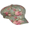 Lipodo Romantic Roses Ballonmütze Schirmmütze geblümt Mehrfarbig Damen Frühling Sommer grün M (57-58 cm)