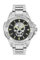 Philipp Plein The $kull Silber Herren Armbanduhr PWAAA2725