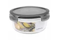 LOCK & LOCK Teedose Box "Boroseal" 0,95 l rund Ø 18 x 8,2 cm, transparent, Glas