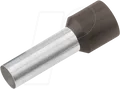CIMCO 187012 - Aderendhülse isoliert 1,5 mm²/8 mm, verzinnt, schwarz, 100er Pac