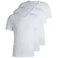 BOSS V-Shirt T-Shirt VN 3P CO (Packung) weiß M (48)
