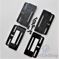 Simple Fix Rahmenlose Kennzeichenhalter Komplett Set Schwarz Universal