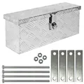 Trucky Anhänger-Deichselbox Truckbox Deichselkasten Aluminium D015 inkl. Montagesatz Deichselbox
