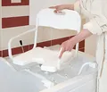 Russka Drehbarer Aluminium-Badewannensitz mit Armlehnen und Rückenlehne