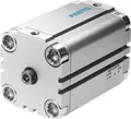 ADVU-63-80-P-A (156567) Kompaktzylinder Hub:80mm Kolben-Durchmesser:63 mm Einbaulage:beliebig