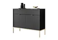 Lookway Kommode CORTADO GOLD KSZ104 mit Schubladen, Breite 104 cm
