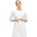 Vera Mont Bolerojacke Vera Mont Bolero-Jacke mit Kellerfalten weiß 38