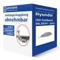 G.D.W. Anhängerkupplung abnehmbar für HYUNDAI i30 Fastback Typ PDE / PDEN EBA