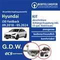 Für HYUNDAI i30 Fastback Typ PDE / PDEN 2018-2024 AHK abn +13pol spez E-Satz TOP