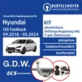 Für HYUNDAI i30 Fastback Typ PDE / PDEN 18-24 AHK abn. +7pol spez. E-Satz TOP