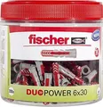 fischer DuoPower 6x30 Dose 2K Universaldübel-Sortiment Ø 6 mm x 30 mm, 200 Stück