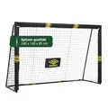 Umbro Fußballtor - Fussballtor 240 x 160 x 8 cm - Fußball Tor - Fussballtore für Garten Kinder und Erwachsene - Fussball Trainingszubehör für Innen und Außen - Metall - Schwarz/Gelb