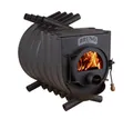 Bruno Kaminofen Bruno® Werkstattofen Pyro V mit Herdplatte schwarz 25 kW Stahl A, 25 kW
