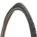 Fischer Fahrradreifen Trekking mit Pannenschutzeinlage und Reflektorstreifen 28 Zoll / 47-622 ETRTO schwarz