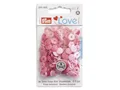Prym Love 393500 Nähfrei Druckknöpfe Color Snaps Mini 9mm pink, helles pink, ros