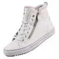 Mustang Damen High Top Sneaker Weiß EU 39