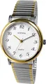 Adora  Armbanduhr Ø 34mm | bicolor Zugband & Gehäuse | Uni