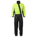 JDC Motorrad Kombi - Regenkombi - 1-Stück - Wasserdichter Regenschutz - Shield - Schwarz Gelb - XXL - Länge Medium