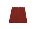 Onduline Dachpappe Dachplatte Easyline® Wellplatte Gartenhaus, Farbe: rot, wellig, (1-St), Größe: 1000 x 760 x 2,6 mm, Profil: 96/38