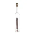 CRISTALICA Geschenkflasche Glas Hohlraum Zigarre Raucher 500ml leer zum selbst befüllen