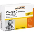 VITAMIN C-RATIOPHARM retard 500 mg Kapseln 30 St