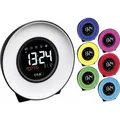 TFA Dostmann 60.2023.02 Quarz Wecker Weiß, Blau, Gelb, Grün, Rosa, Rot, Hellblau Alarmzeiten 1 Großes Display