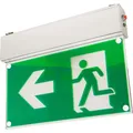 McShine Notbeleuchtung FL-460, Fluchtwegleuchte, LED mit Akku, Wand- & Deckenmontage, 8 Piktogramme, für Not- & Dauerbetrieb